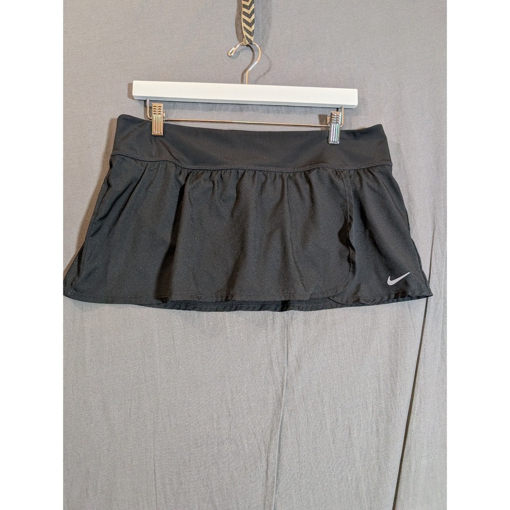 Nike Swim Essential Solid Boardskirt Women's Size Large Color Black